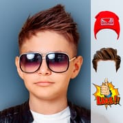 Boys Hairstyle Photo Stickers